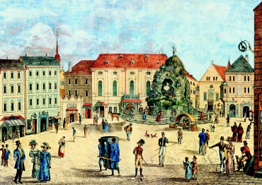 Zelný trh, F. Richter 1806